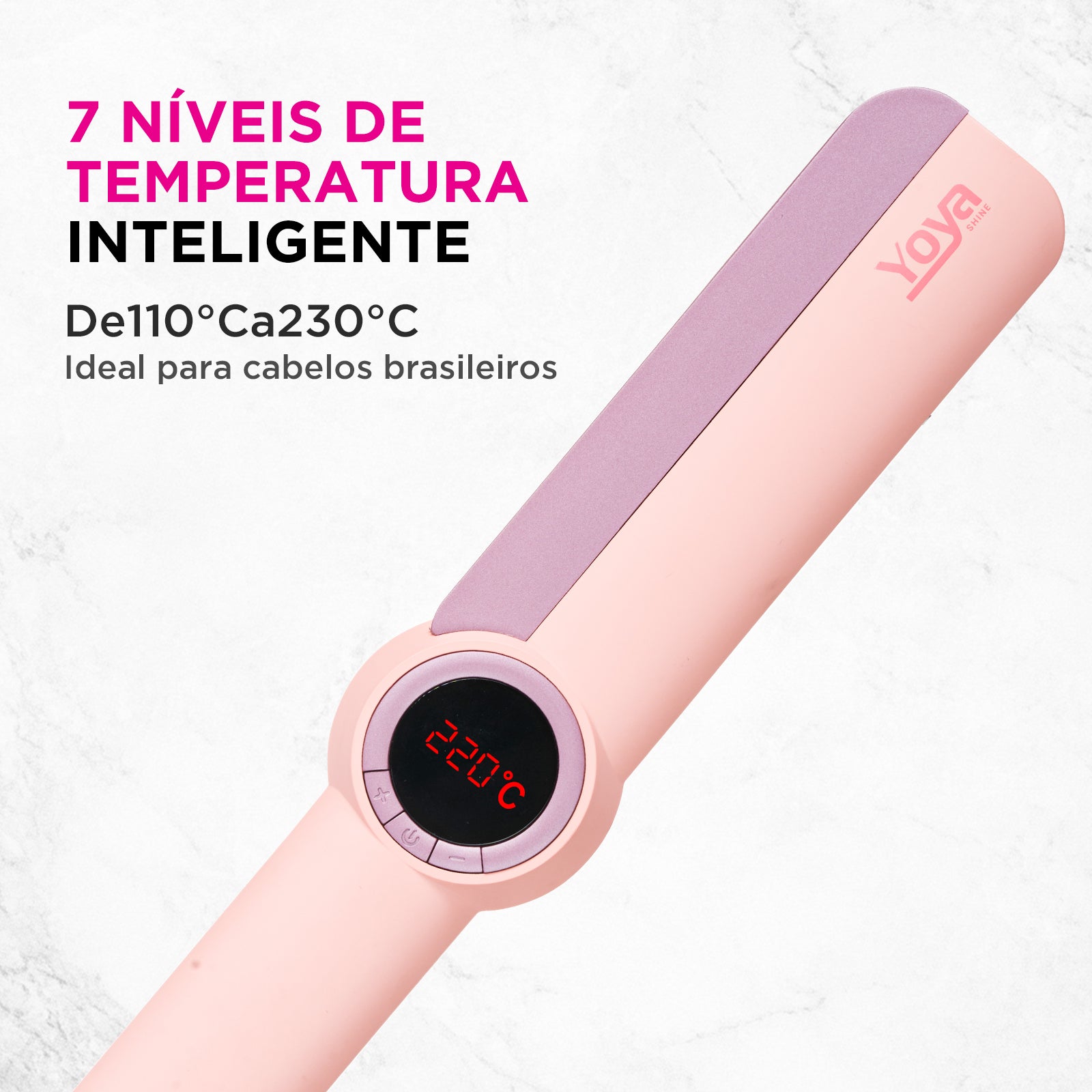Prancha Alisadora Inteligente YOYA (Titânio)